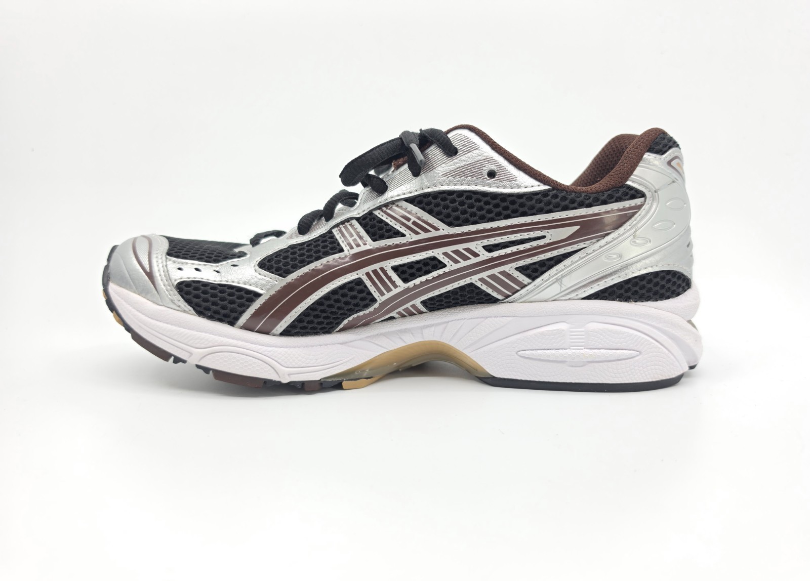 ASICS GEL-Kayano 14 Black Coffee Silver 1201A019 Mens 8.5 Womens 10
