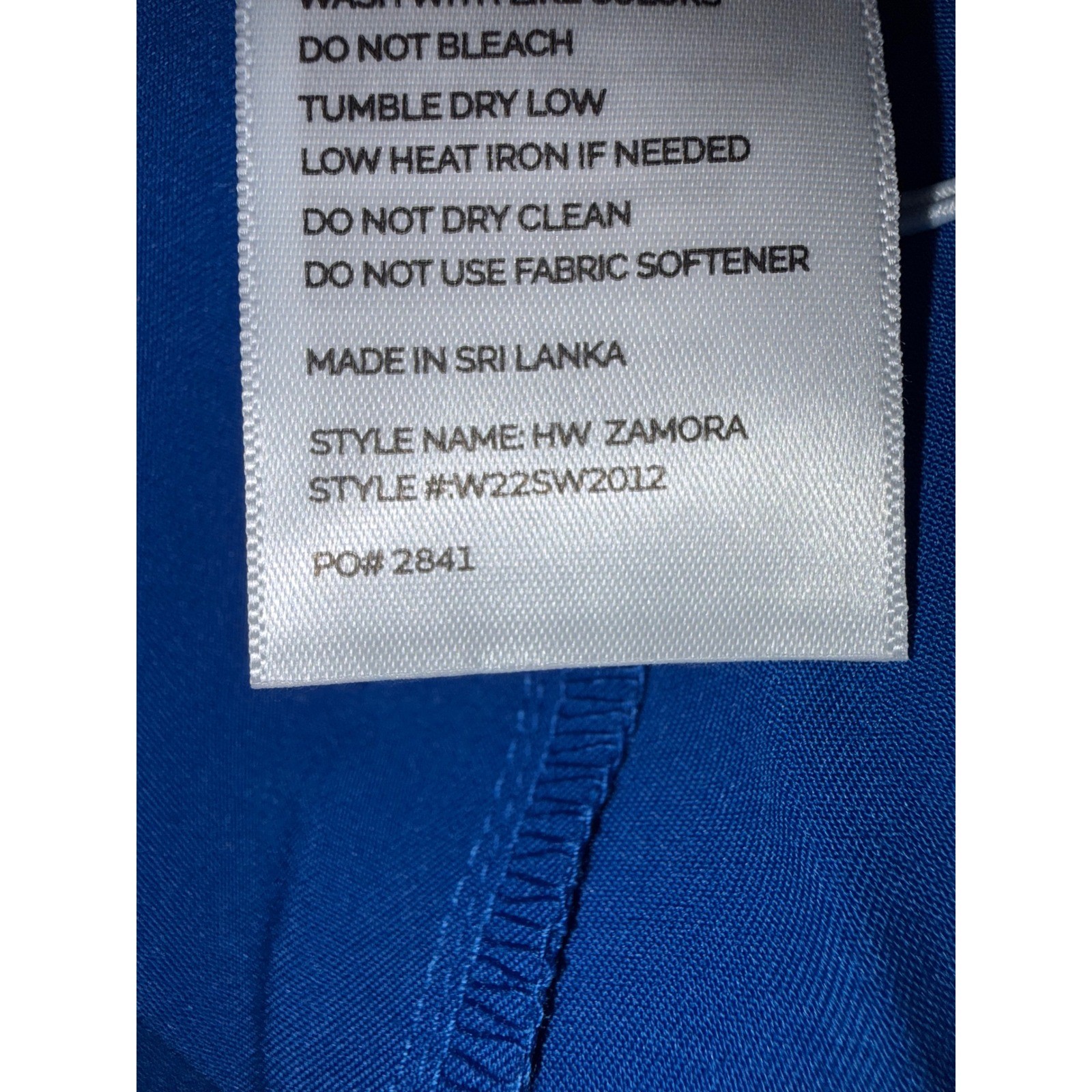 FIGS High Waisted Zamora Jogger Scrub Pants Royal Blue XXL W22SW2012 NWT