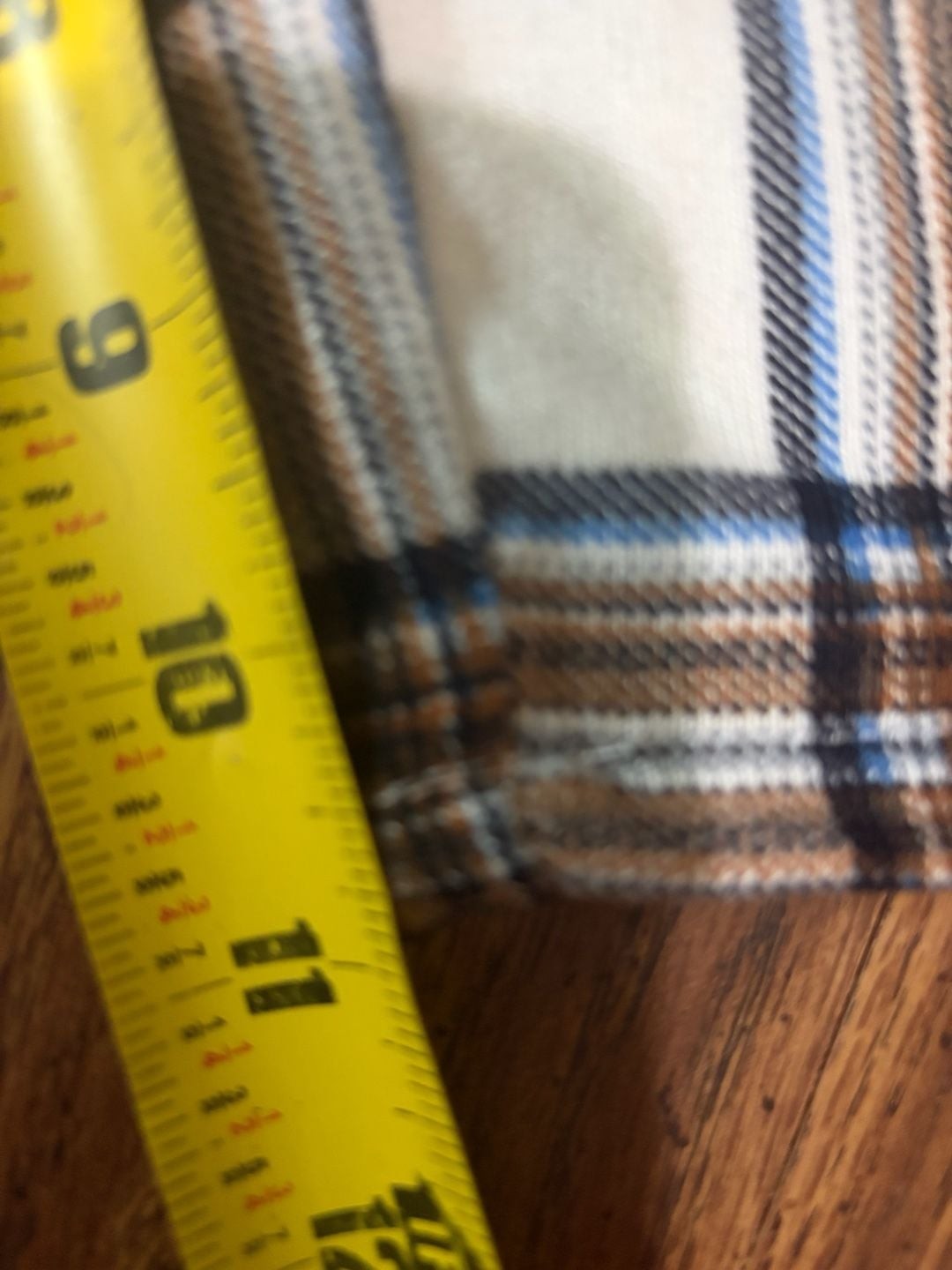 Eden & Olivia Women’s Plaid Button-Down Long Sleeve Shirt, Brown and White, 2x