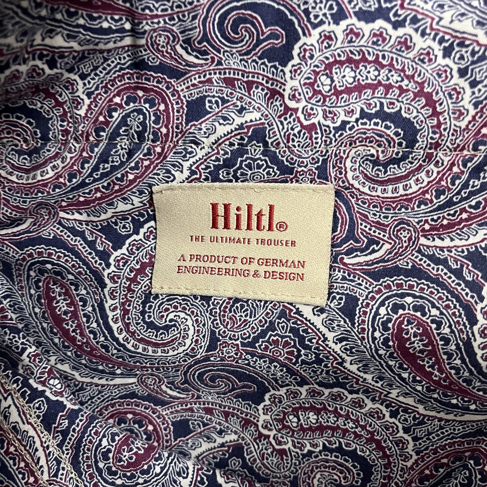 Hiltl Jeans Mens 33×34 Gray Pants Contemporary Fit Straight Leg Ultimate Trouser