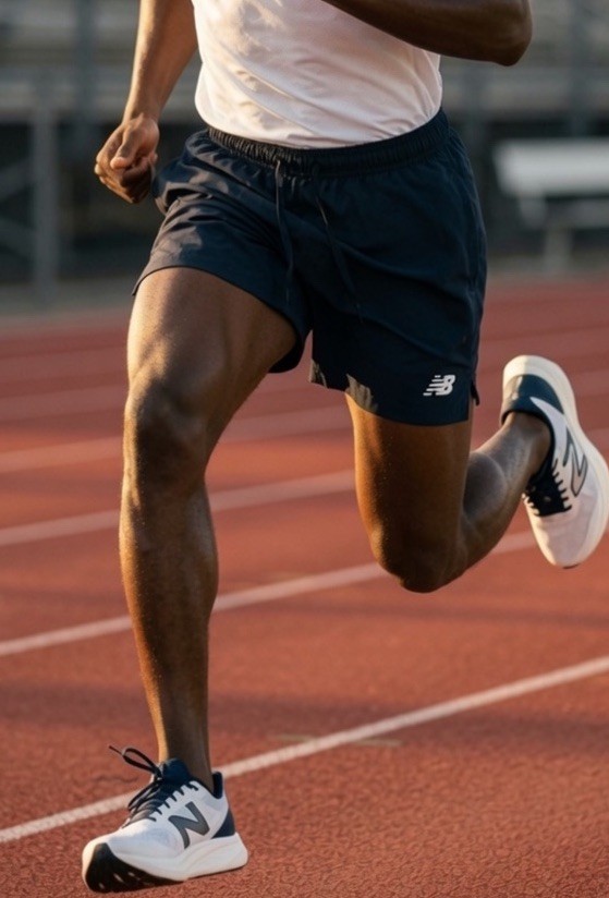 $52 New Balance Men’s Brief Running Shorts 5″ – Navy – Medium – New With Tags