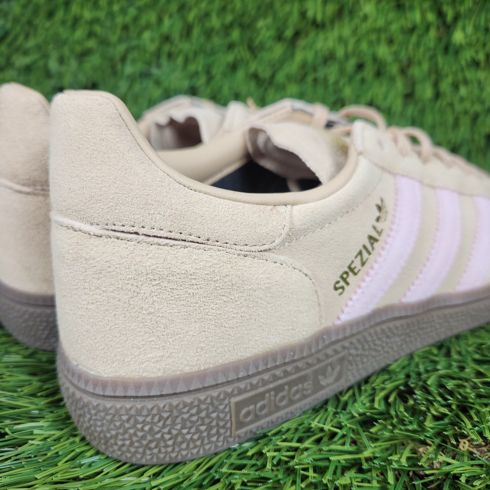 Adidas Handball Spezial Womens Suede Beige Pink Tan Brown Bottom Original JI2651