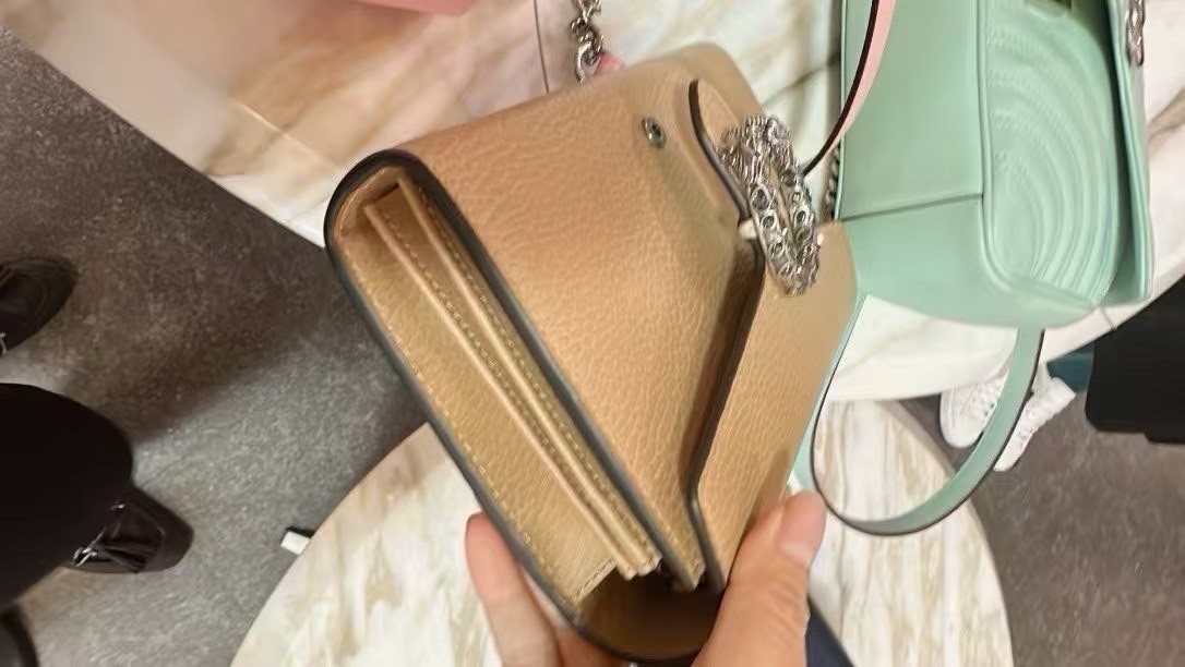 Gucci Dionysus Tiger Head Buckle Wallet Crossbody Bag Mini Women’s 7.8×1.5×5 in