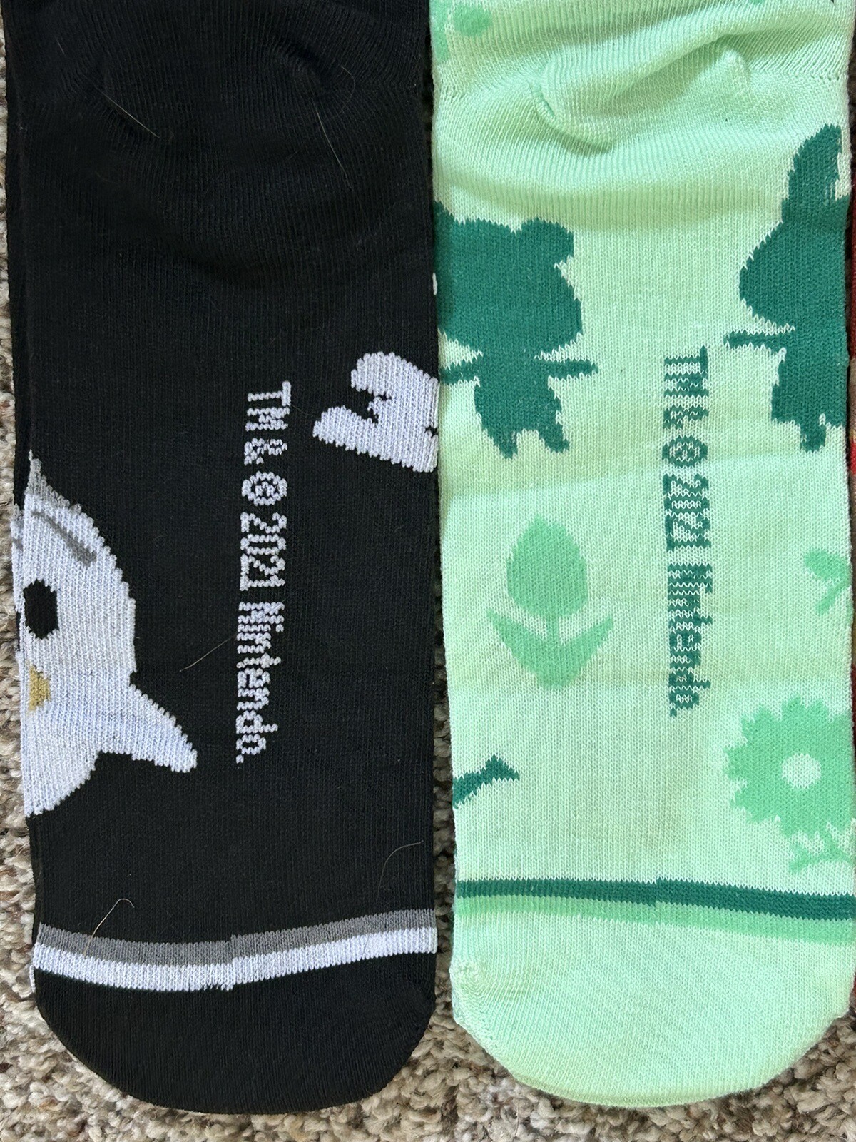 New Nintendo Animal Crossing Novelty Box Crew Socks – 3 pairs Size 10-13 (SH4)