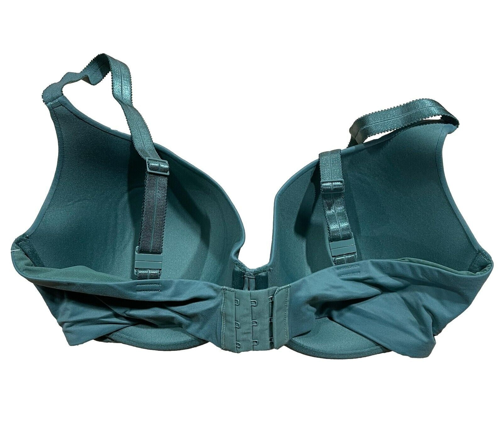 Women’s Lightly Lined Semi-Demi Bra – Moss Flash Green 34DDD