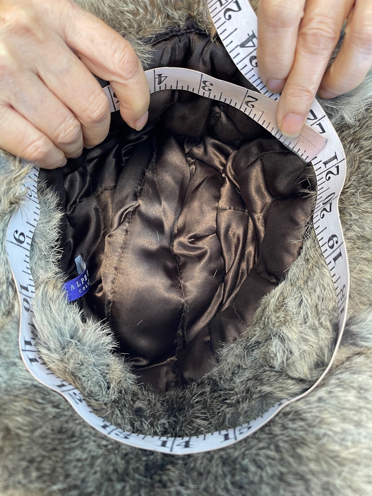 Ralph Lauren Purple Label Runway Rabbit Fur Hat Trapper One Size NWOT