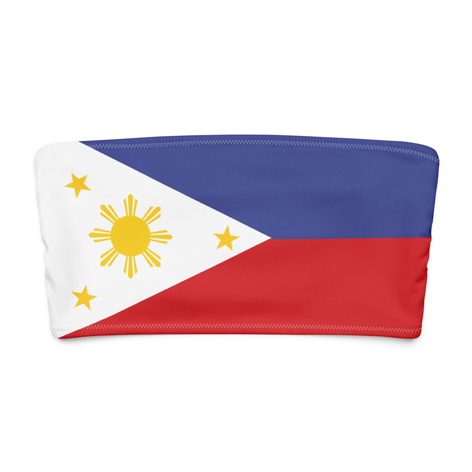 Philippines Tube Top Philippines Flag Bandeau Philippines Flag Bikini top