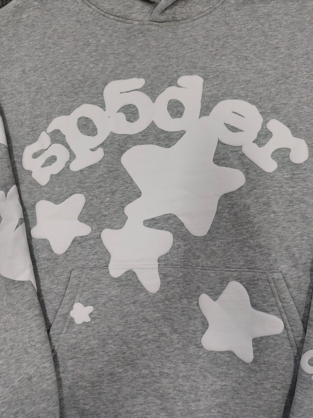 Sp5der hoodie (grey) new size medium, good quality good condition