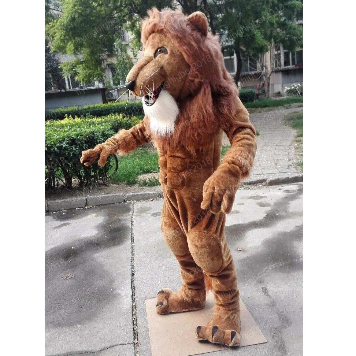 Halloween Lion Mascot Costume High Quality Cartoon Animal Anime theme character