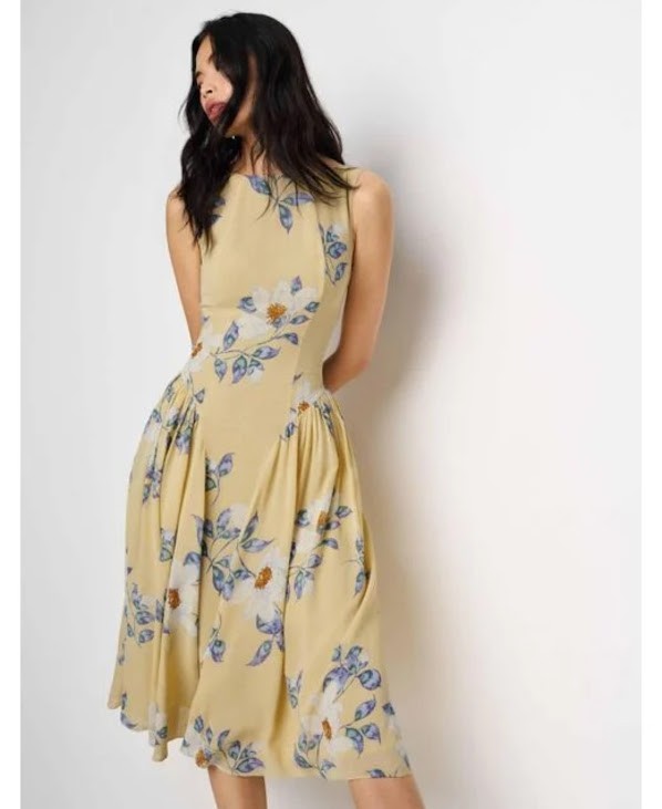 REFORMATION ANELIS DRESS NEW DAY Floral A-Line Sleeveless Midi Drop Waist Choose
