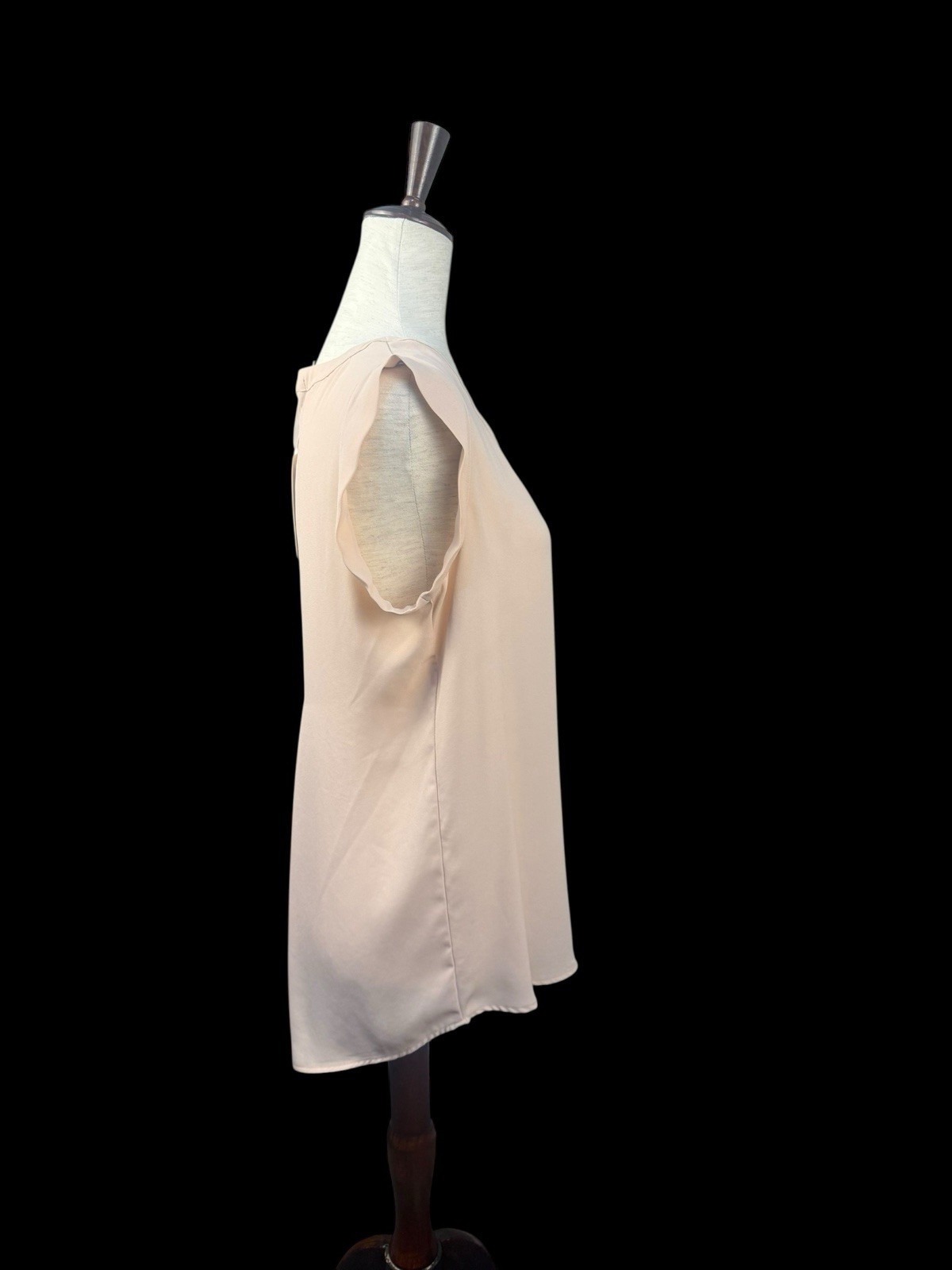 Pleione Women’s Blouse Size Small Sheer Pink Lightweight Top New