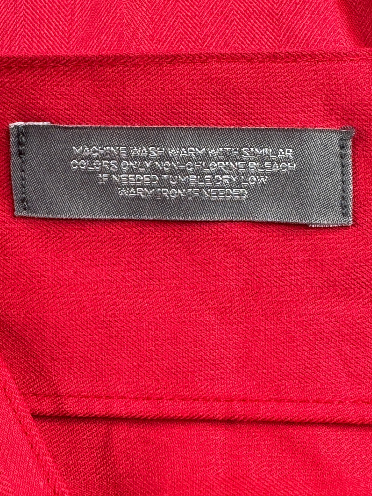 Daniel Cremieux NWT Signature Collection Red Button Up Shirt XL