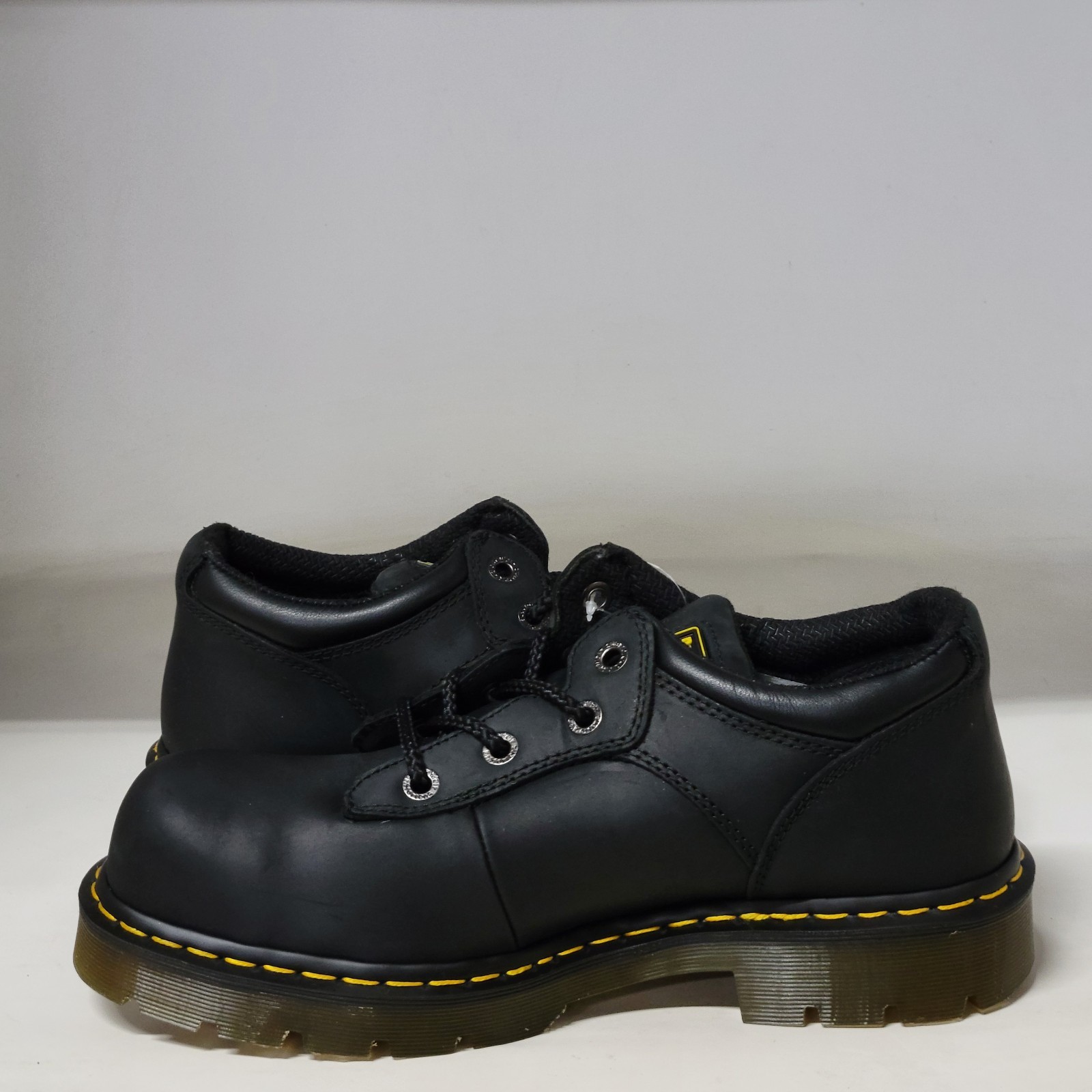 Dr. Martens Naseby Steel Toe Boot Black Mens Size 11M