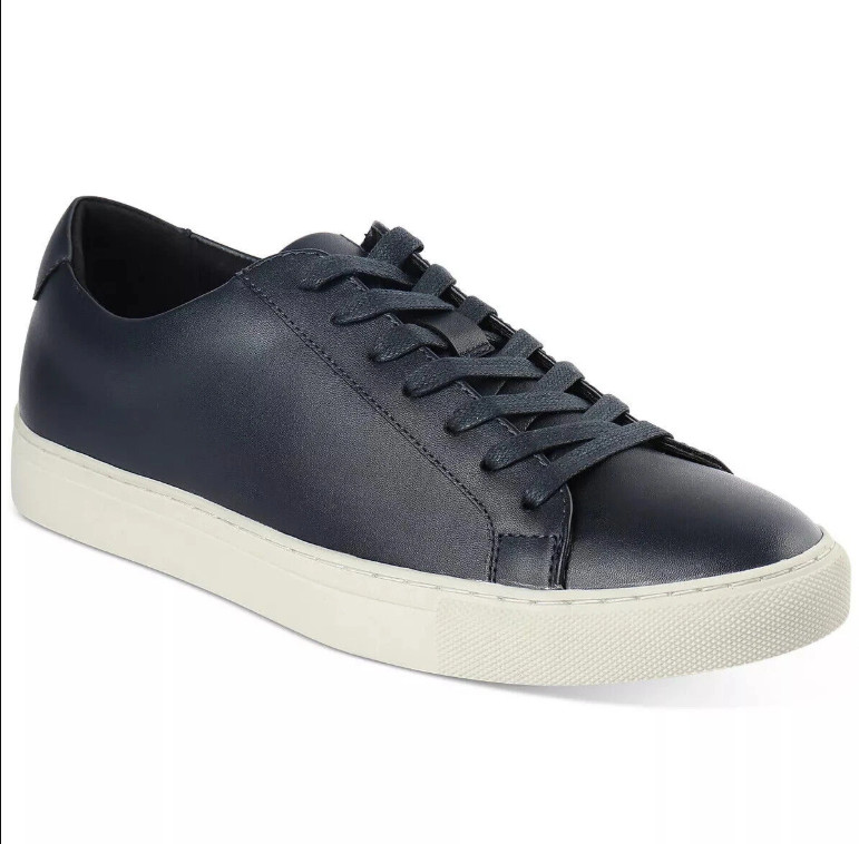 Alfani Men’s Grayson Lace-up Sneakers Size 8.5 in Navy Comfort Casual Office