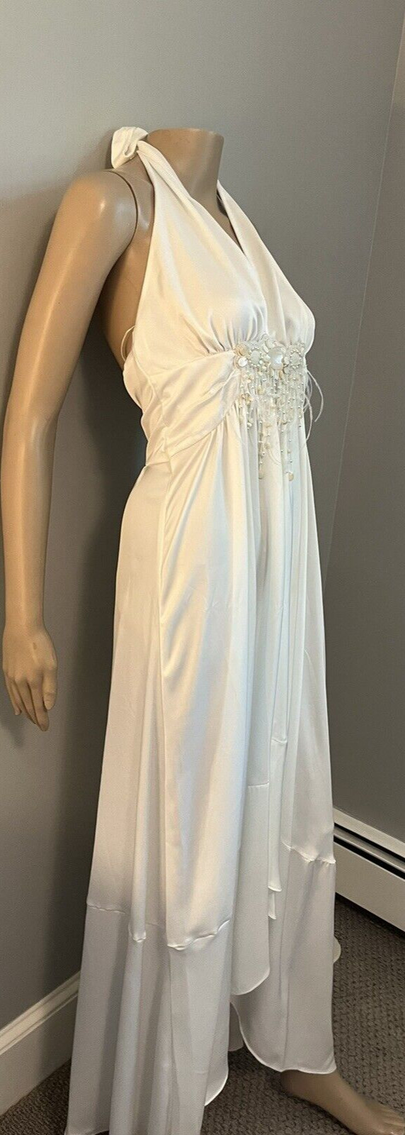 NWT Ramy Brook Florence Halter tie neck gown with embellishments sz 2 $795