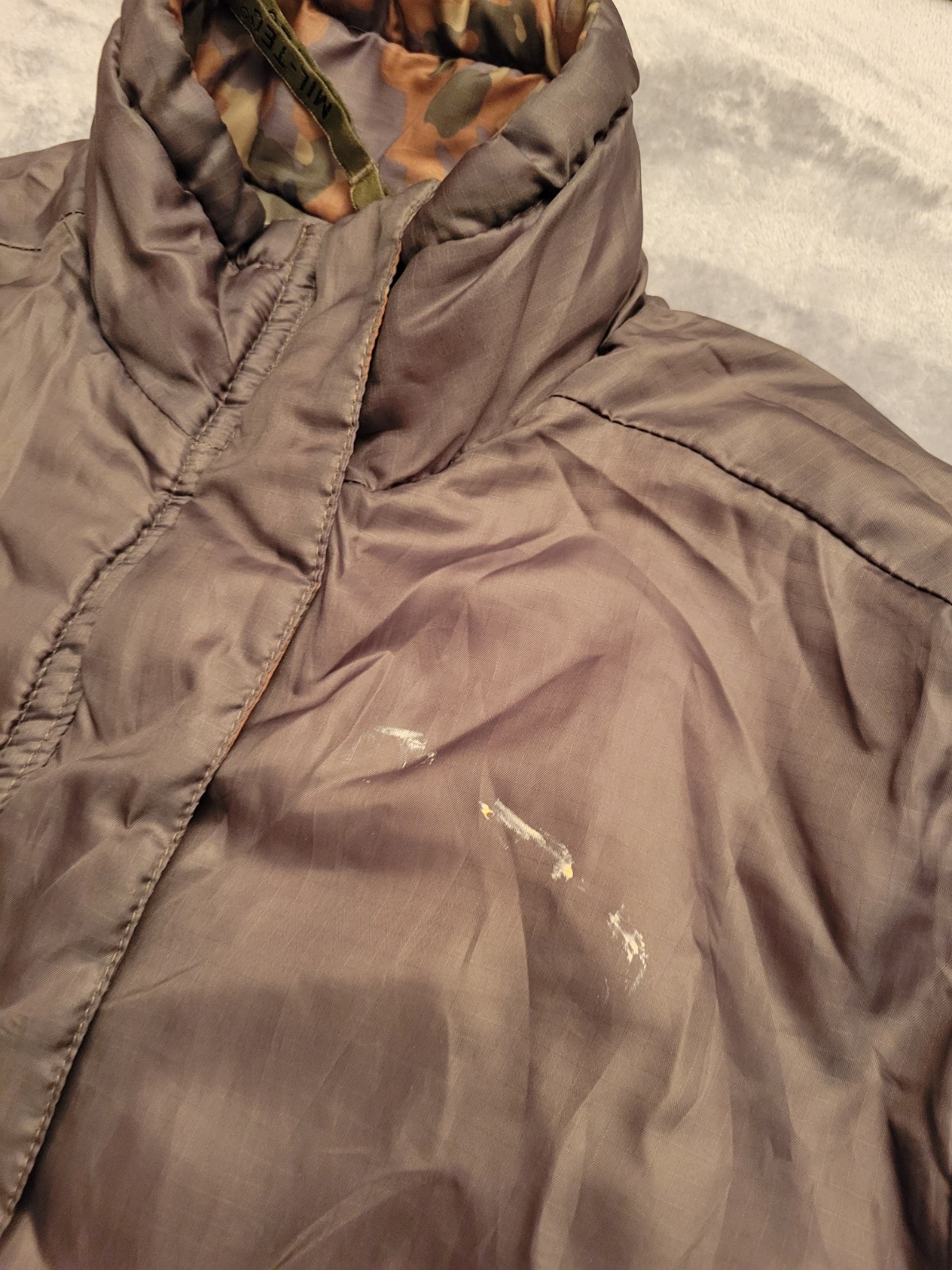 Mil Tec Sturm Thermal Jacket Men Small Reversible Camouflage German Military