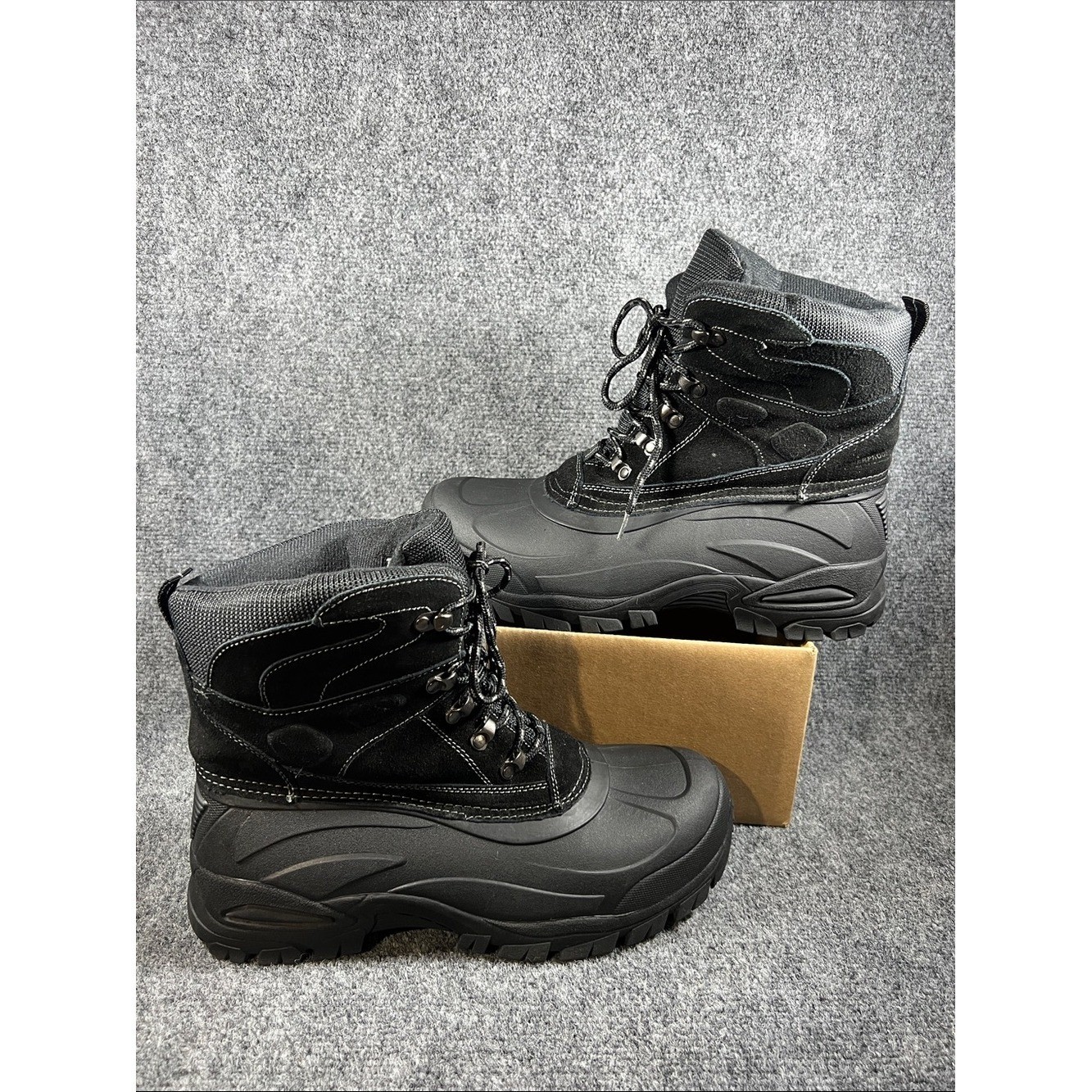 Weatherproof Thinsulate Black Suede Men’s Boot Sz 11