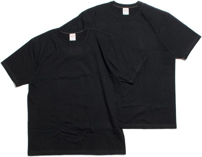 WHITESVILLE 2 PACK T-SHIRT Black WV73544 Made in Japan
