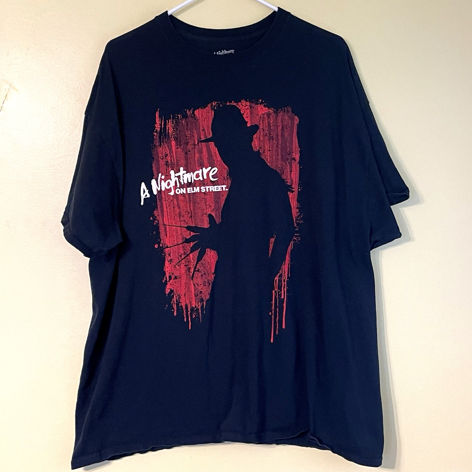A Nightmare On Elm Street 2XL Black Mens Shirt – Freddy Krueger Horror Movie XXL