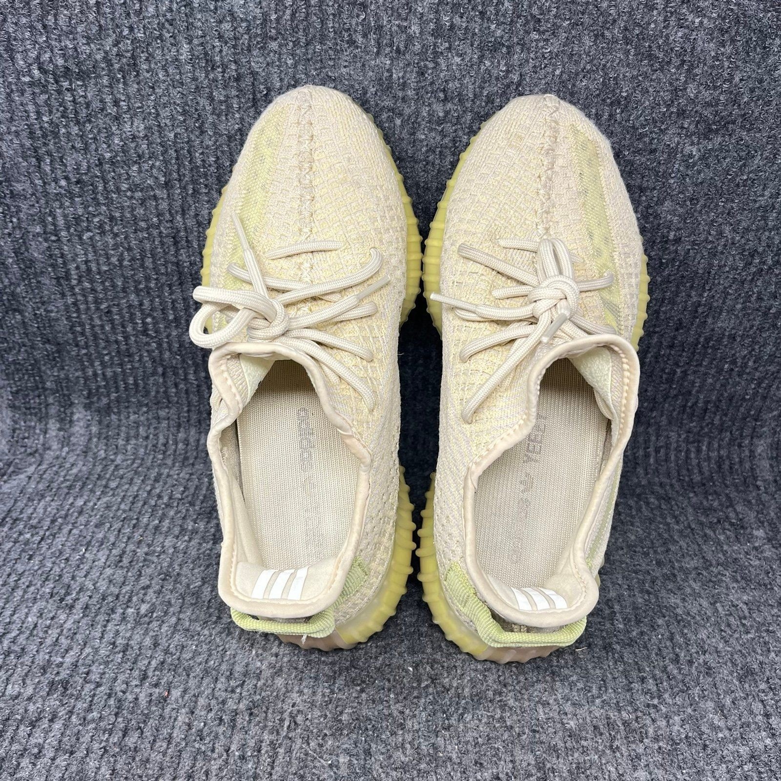 Adidas Yeezy Boost 350 V2 Flax Shoes Mens Size 8 FX9028