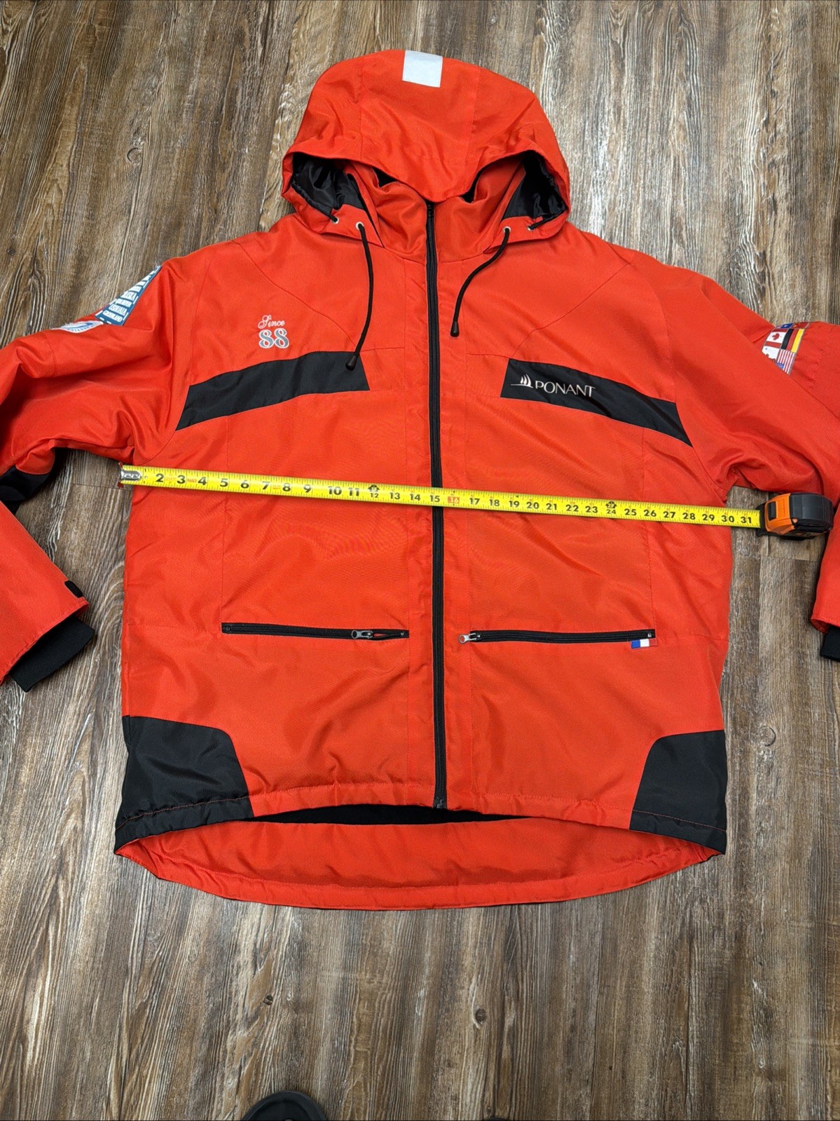 Ponant 88 Antarctica Polar Expedition Hooded Parka Jacket Coat Men’s Size 4XL