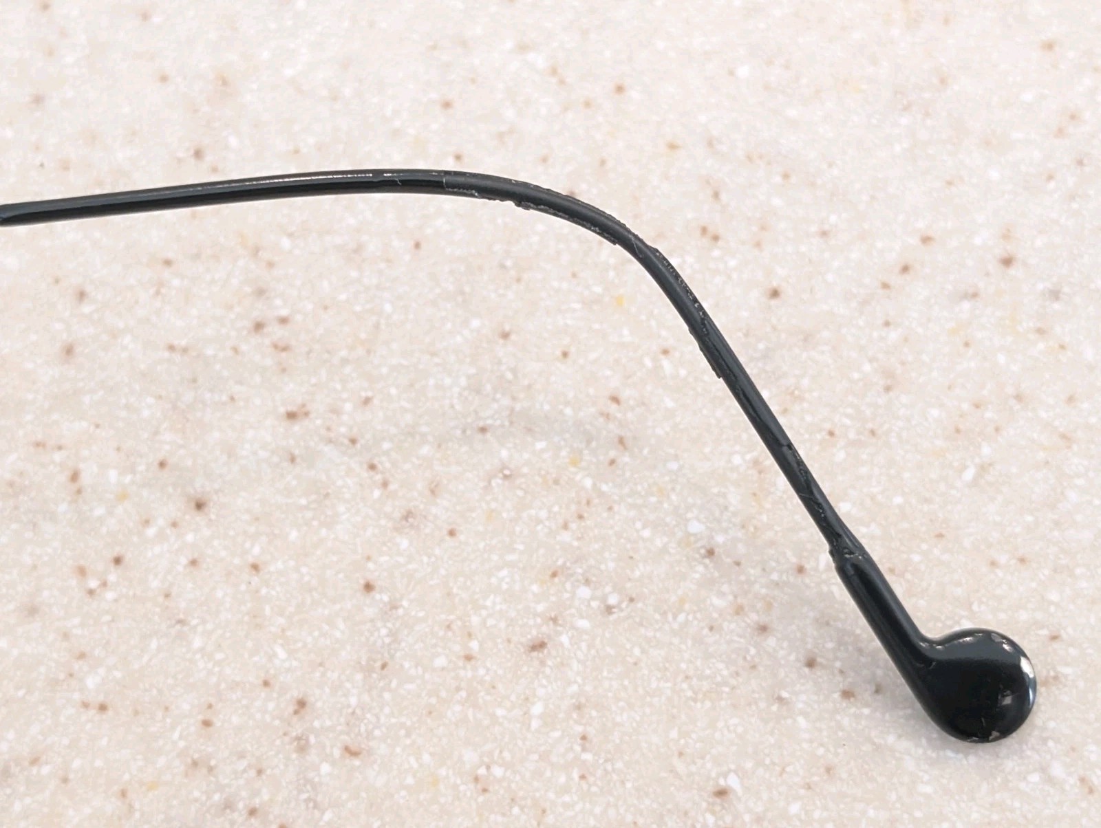 Vintage CALVIN KLEIN CK 115 Black Oval Eyeglass Frame w/ Sun Clip-On 49mm Japan