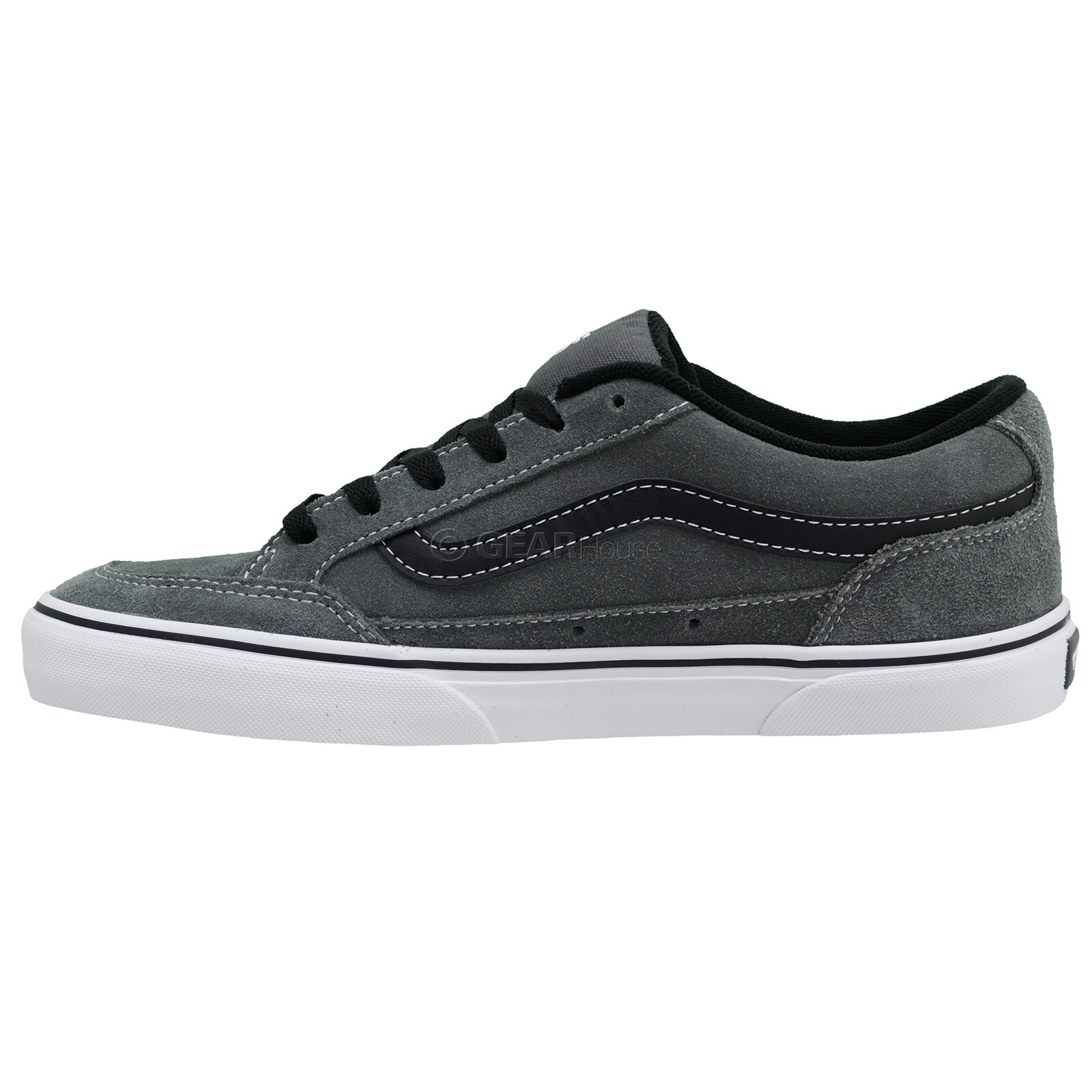 VANS Skate Bearcat Mens Low Top Skakeboarding Shoes, Gray Suede, Pick Size