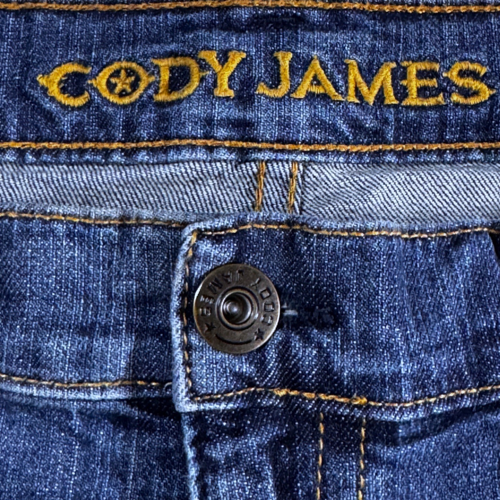 Cody James Men’s Blue Jeans 40×32 (Fits 41×32) Stretch Straight Bootcut Western