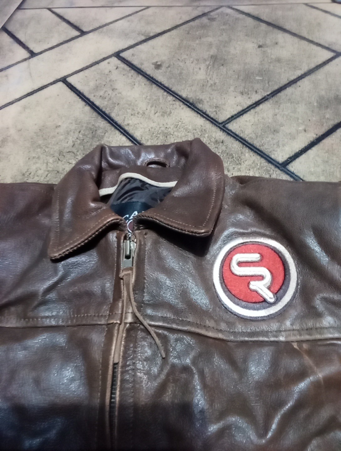 Epic Leader “Every Dynasty Has An Epic Leader” Quarter Horse Leather Jacket M