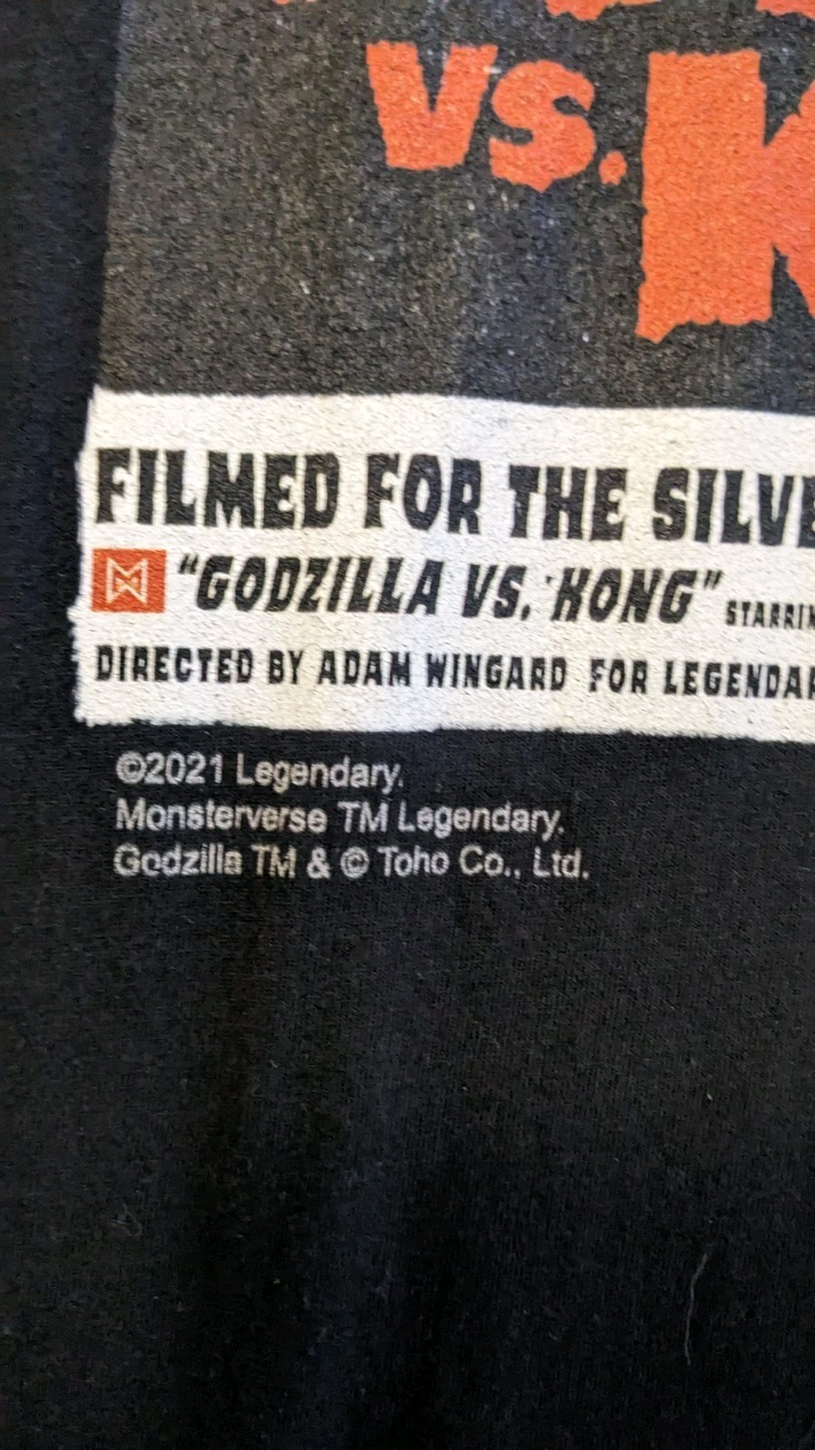 Godzilla Vs King Kong Retro Poster 2XL T- Shirt