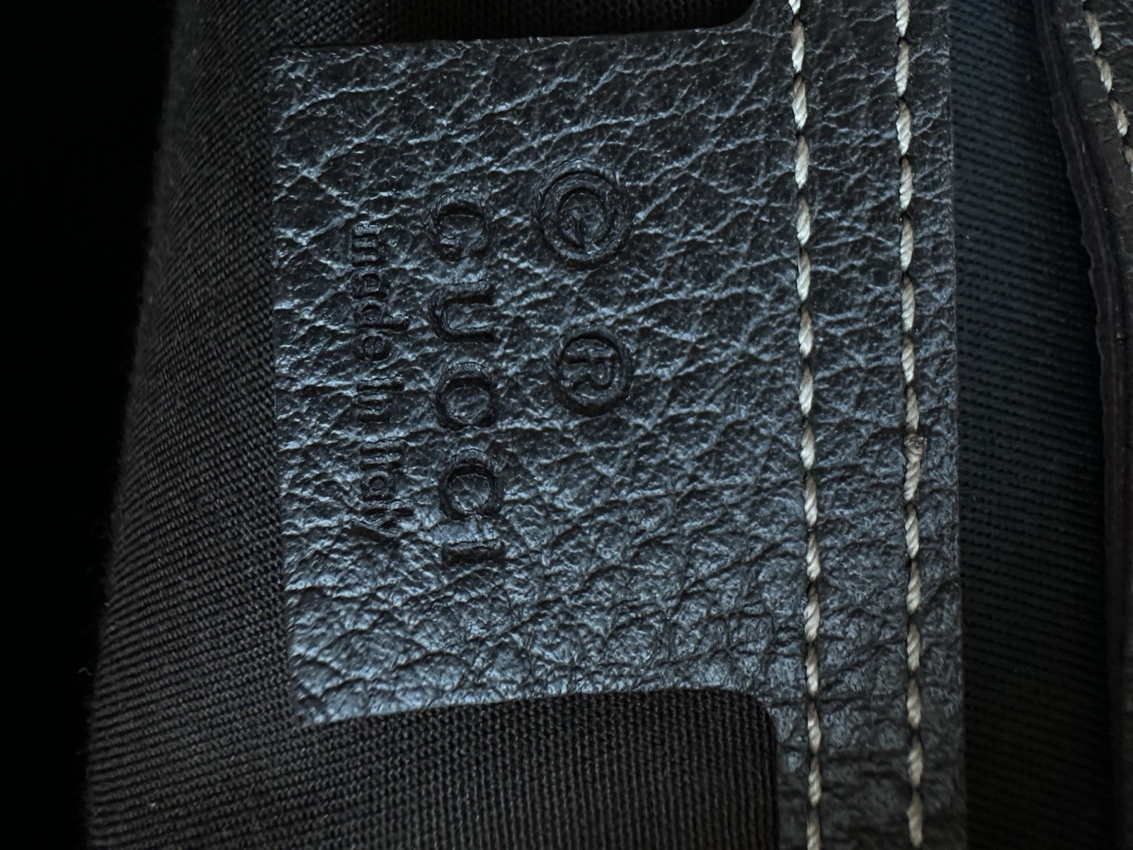 Gucci Beige/Ebony GG Crystal Medium Joy Boston Bag