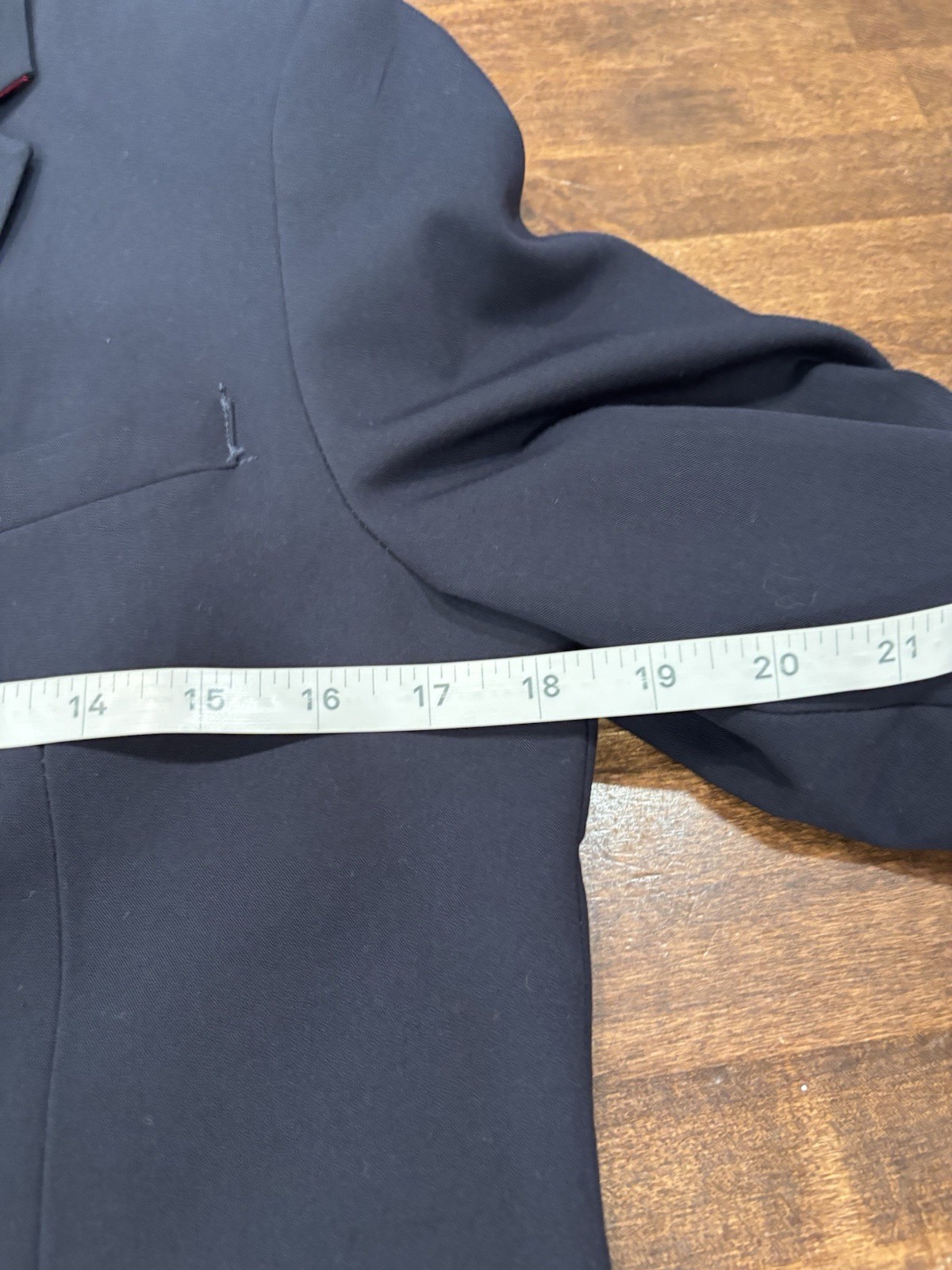 IZOD Boy’s Size 18 Reg NAVY BLUE Lined 2-Button Blazer Jacket Sport Suit Coat