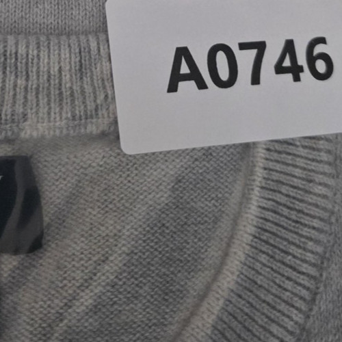J Crew Sweater Tee Men Medium Heather Quarry Gray Cotton Crewneck Pullover AZ229
