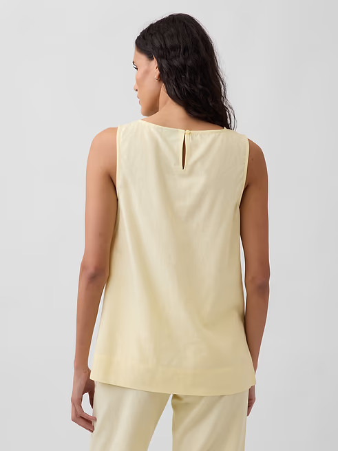 NWT GAP Linen-Blend Shell Tank Top