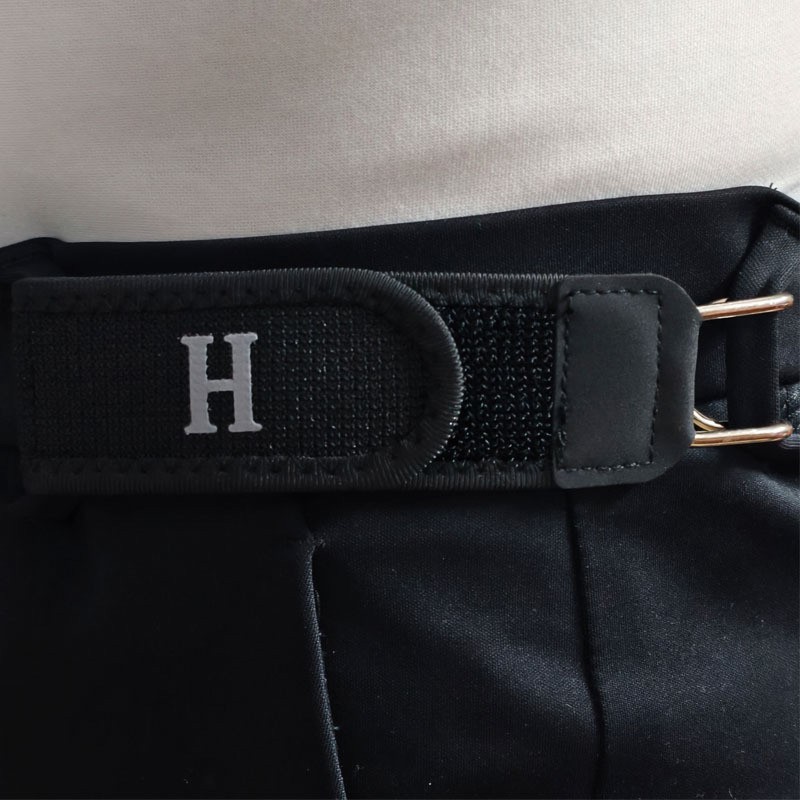 1-3PCS Tactical Metal Hook Elastic Belt Buckle-Less Invisible Waist Belt Closure