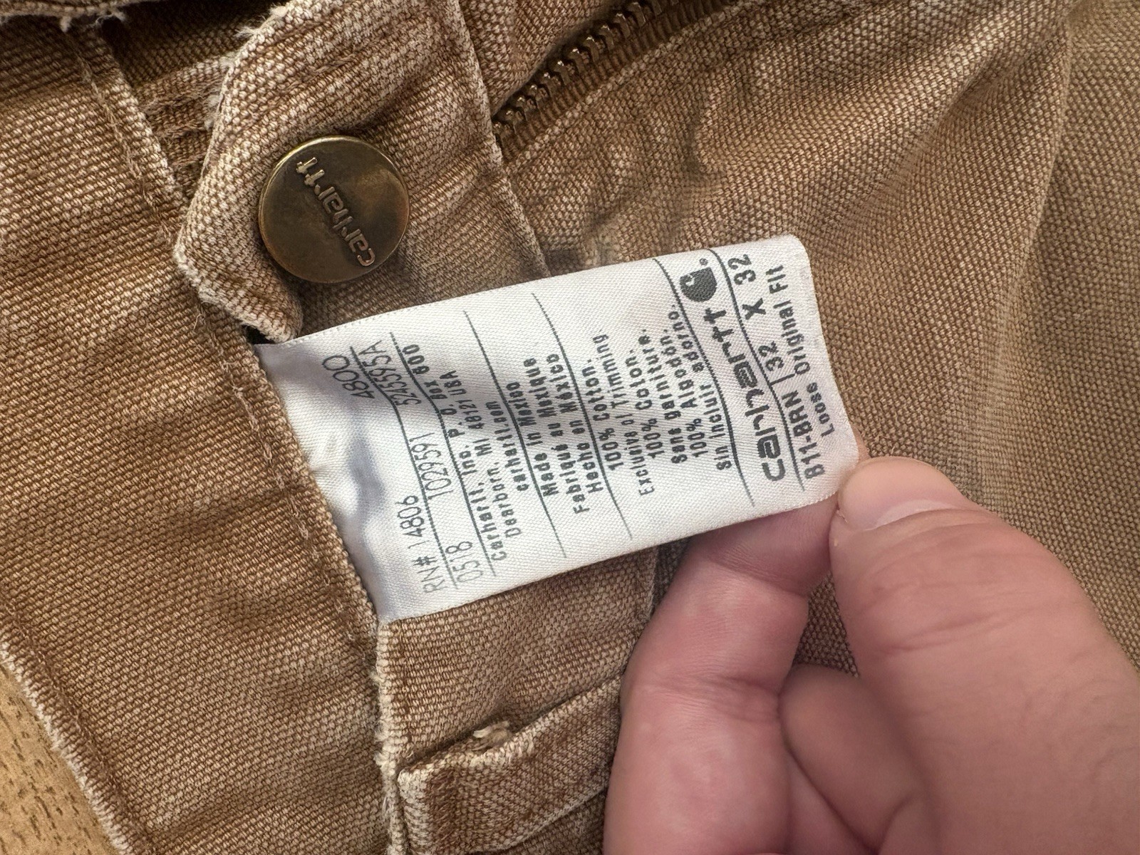 Vintage Carhartt B11 Pants Distressed Faded Size 32×32