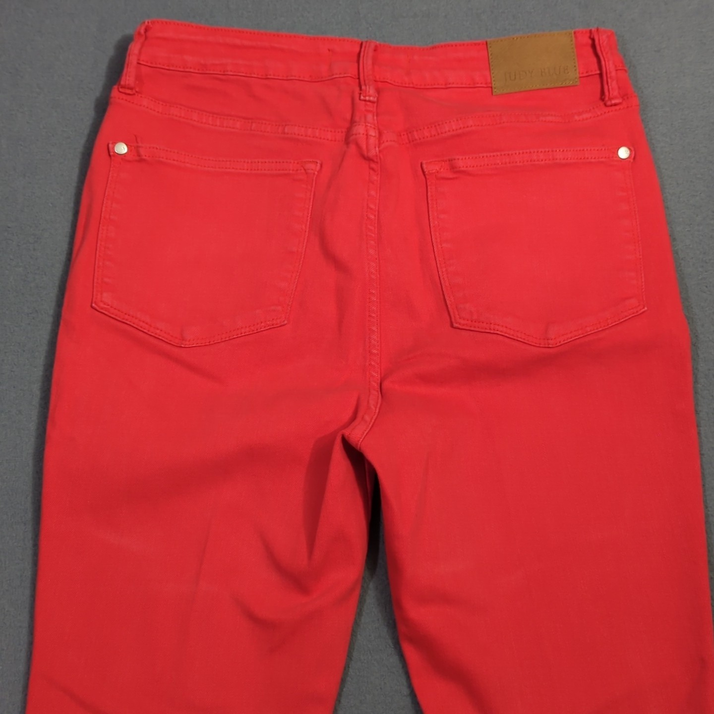 Judy Blue Jeans Women’s 31 Red Garment Dyed Skinny High Rise Denim