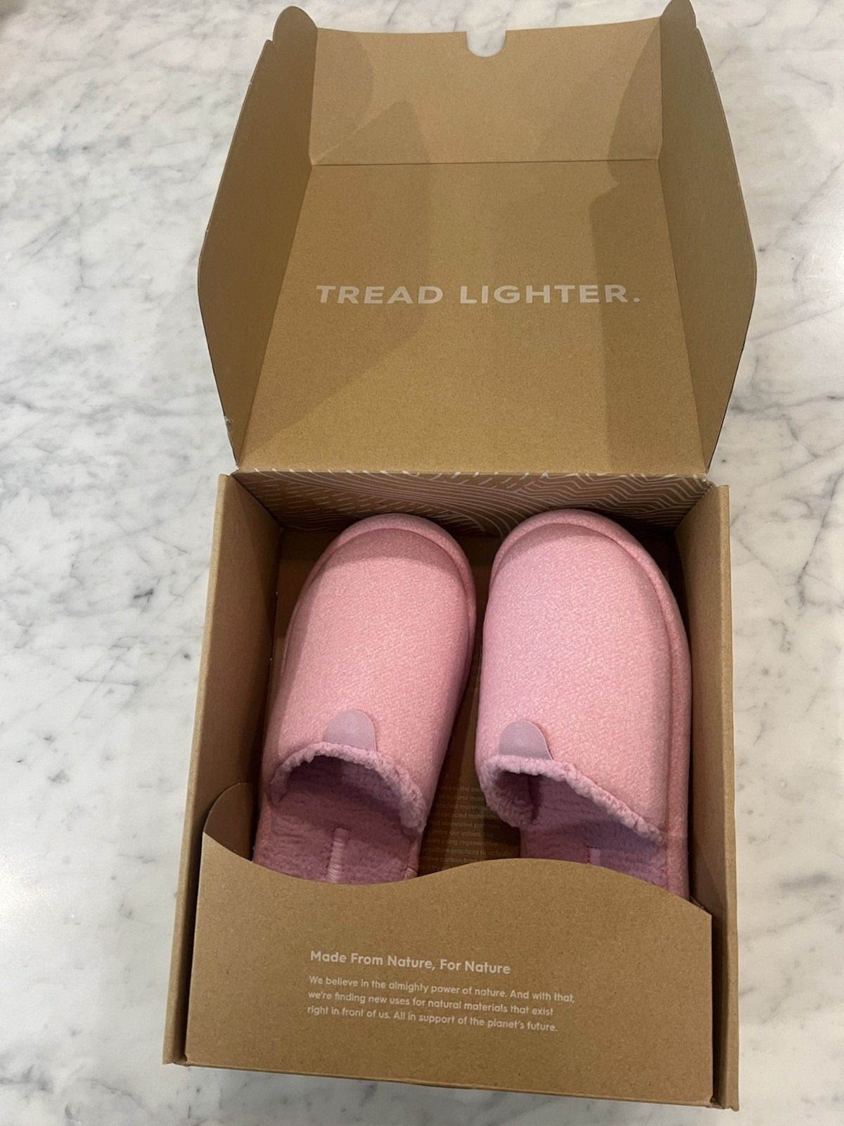 Allbirds Wool Dweller Womens Slip-On Wool Slippers Pink US 8 EU 38
