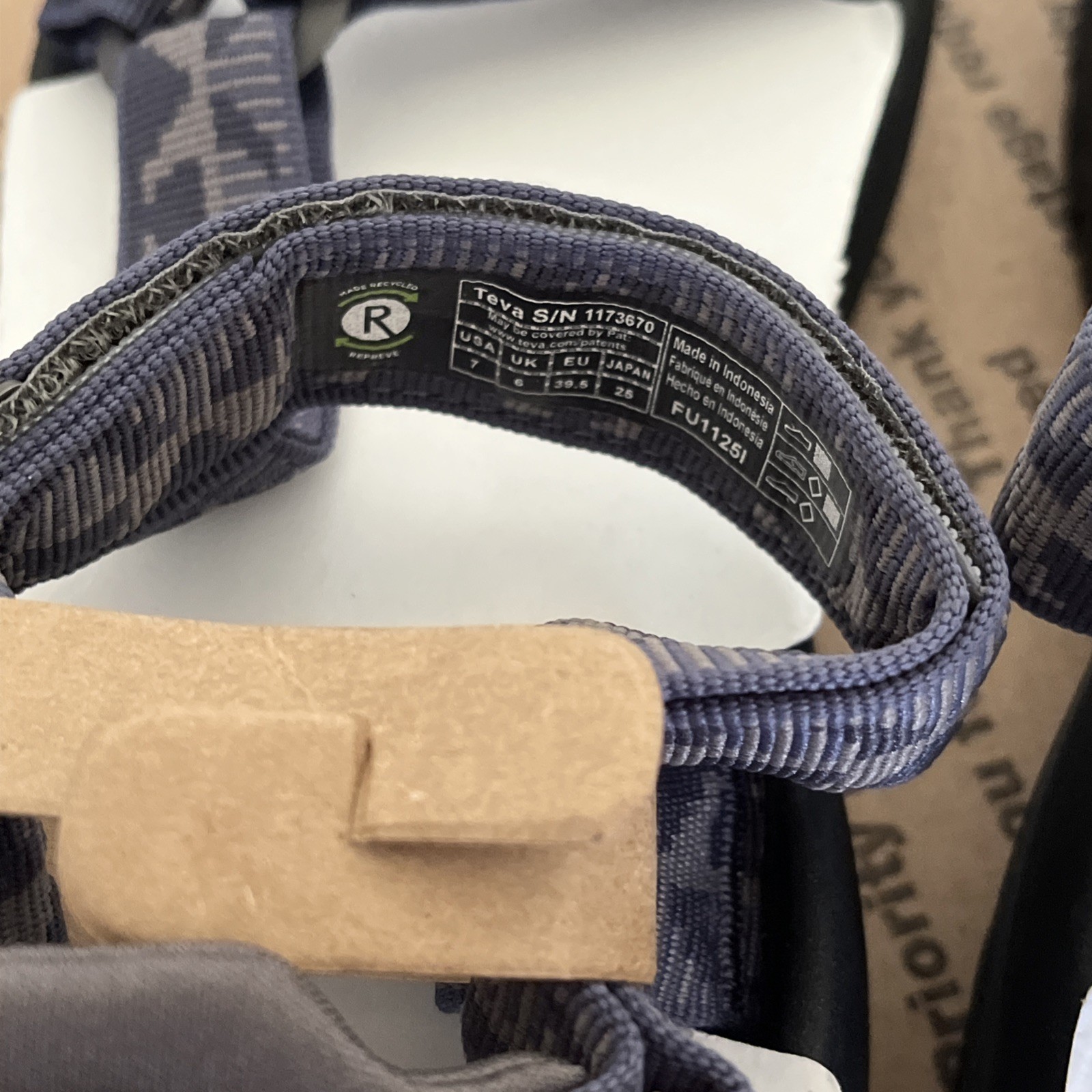 Teva Men’s Hurricane XLT3 Navy Grey Men Strap Outdoor Sandal 1173670 Size 7 NEW