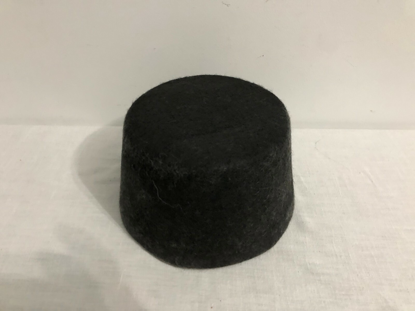 ALBANIA BLACK PLIS WOOL HAT FOLK QELESHE HANDMADE 100% WOOL PILEUS INDIPENDENCE