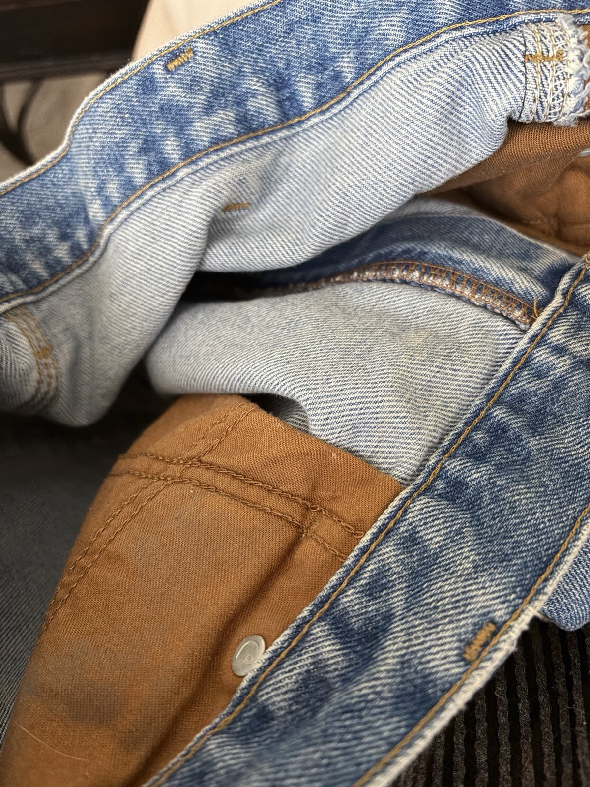 Carhartt Reworked Double Knees Size 32