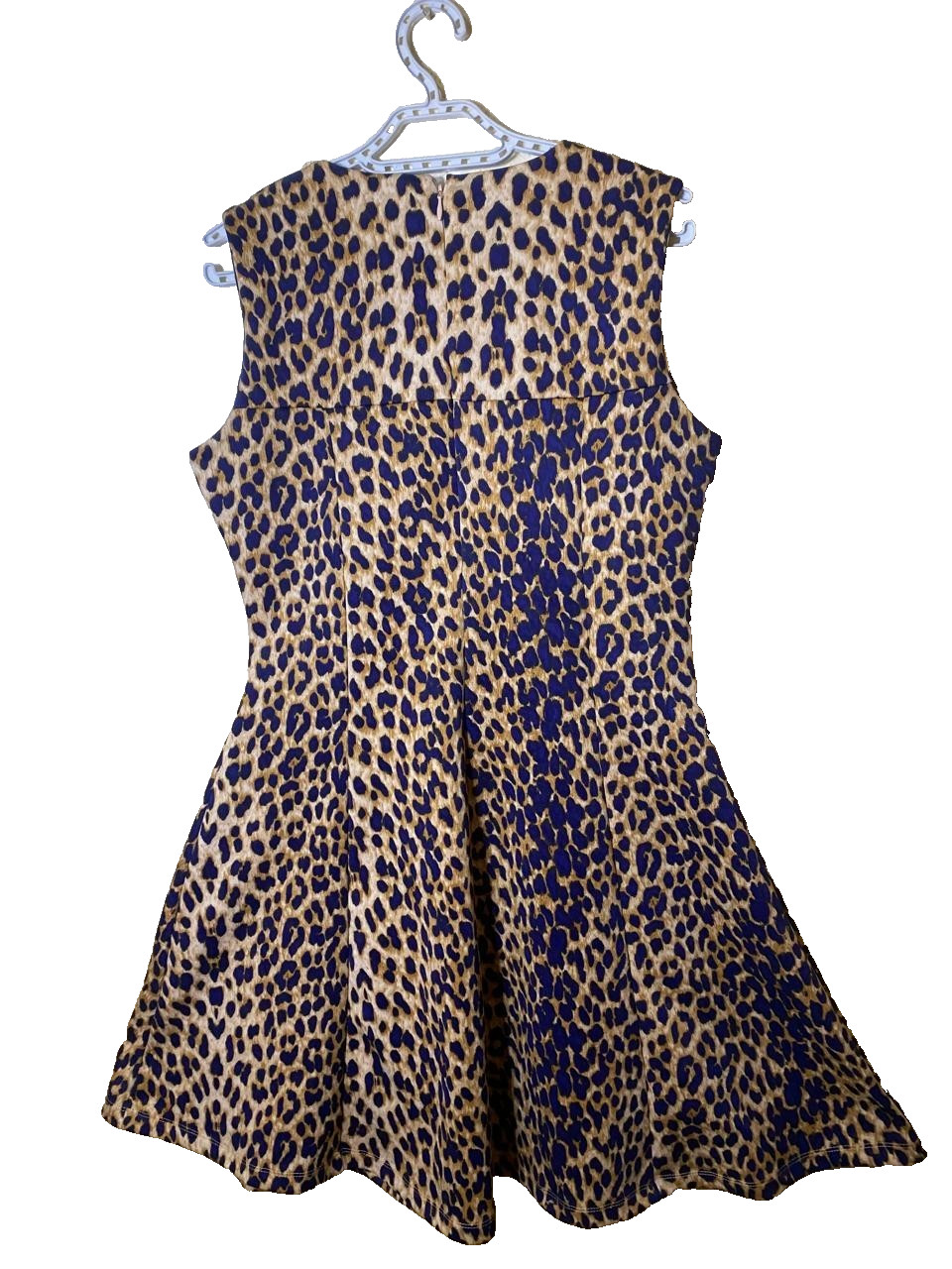 ASOS Leopard Print Summer Mini Dress – Sleeveless – Size UK 12