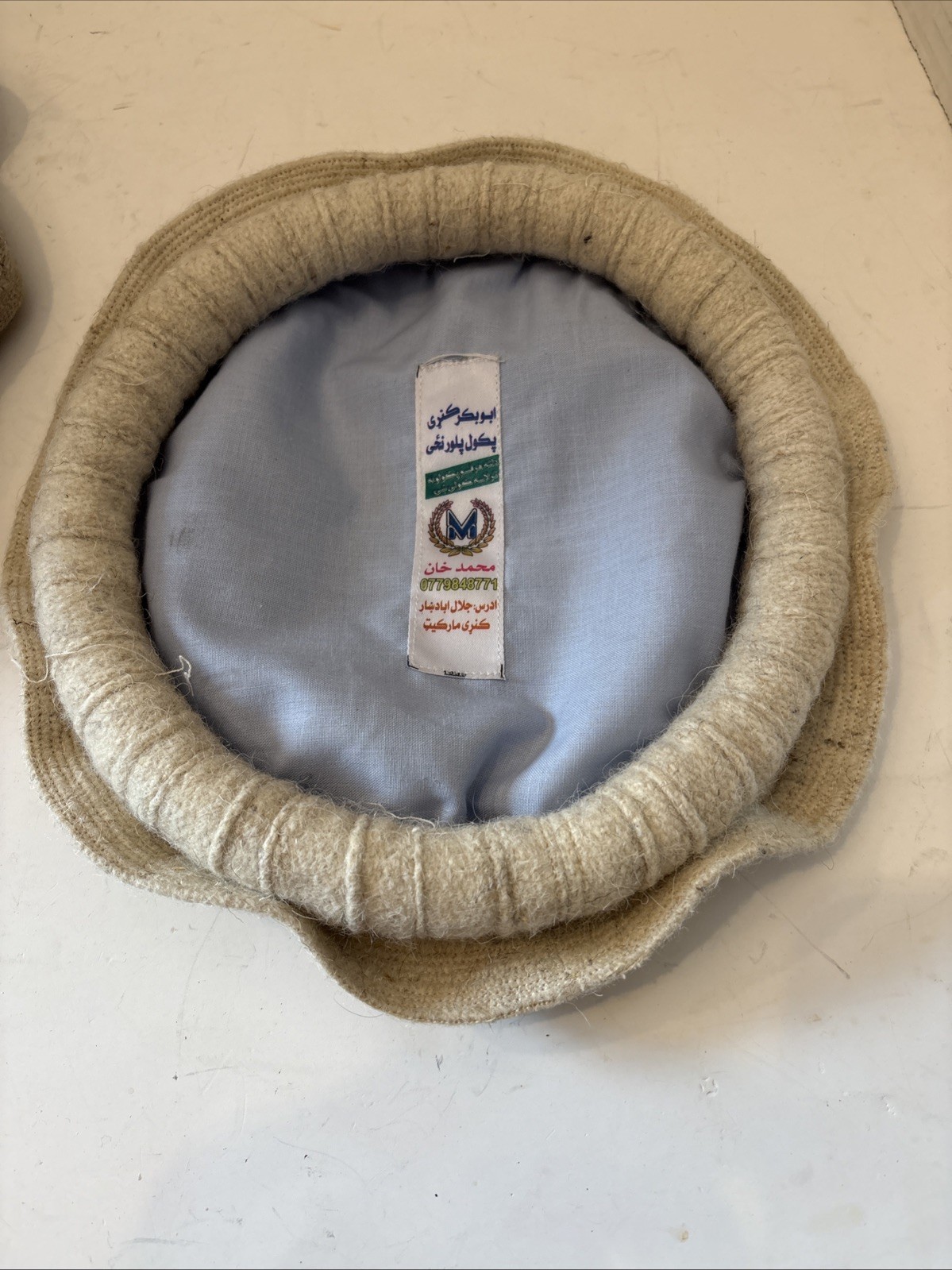 3 X Afghan Pakul Chitrali 100% Wool Hat Pakol Peshawari Pakistan Beret Pashtu