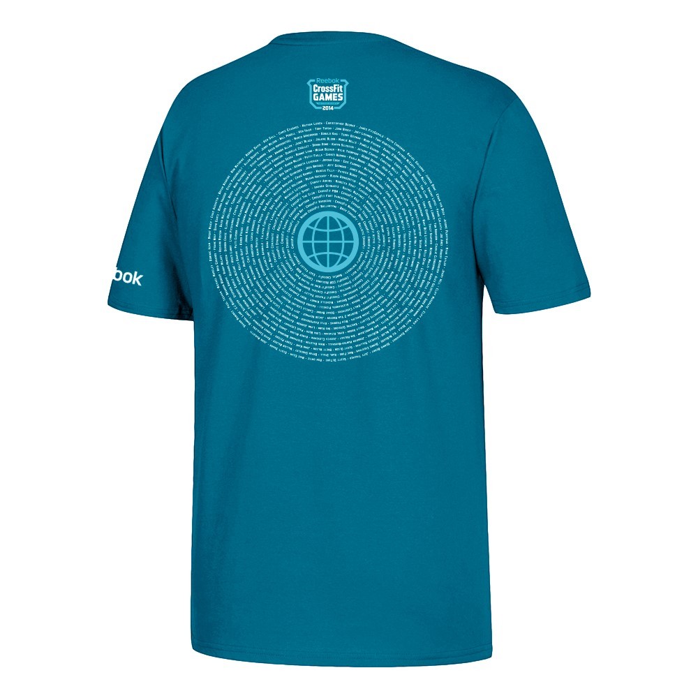 Reebok 2014 Crossfit Games Men’s Blue “Community Forged” Tri-Blend T-Shirt