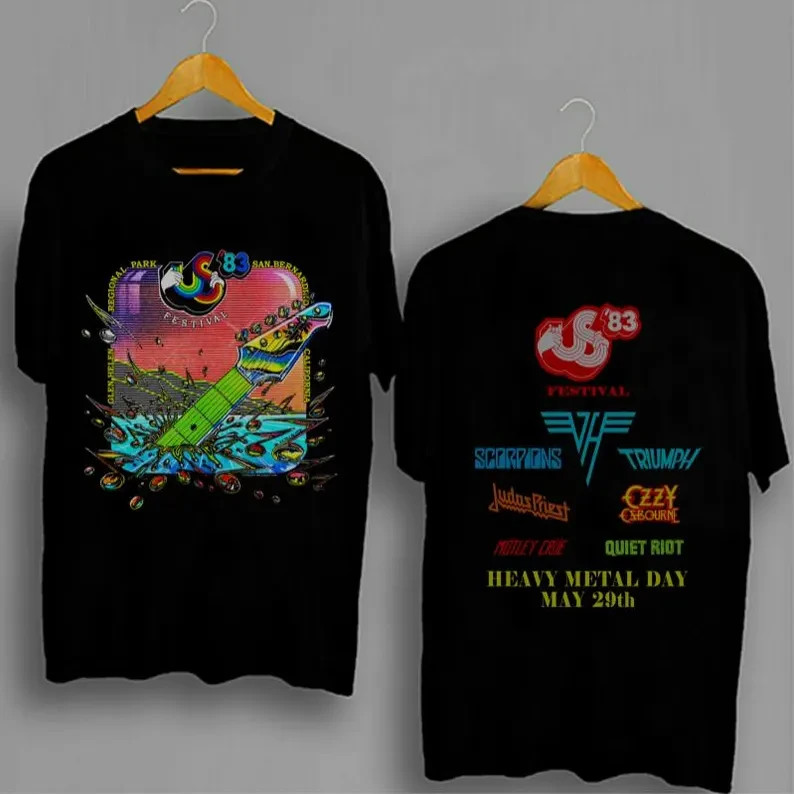 US Festival 1983 T-Shirt: Glen Helen Park, California – Unisex Cotton Tee