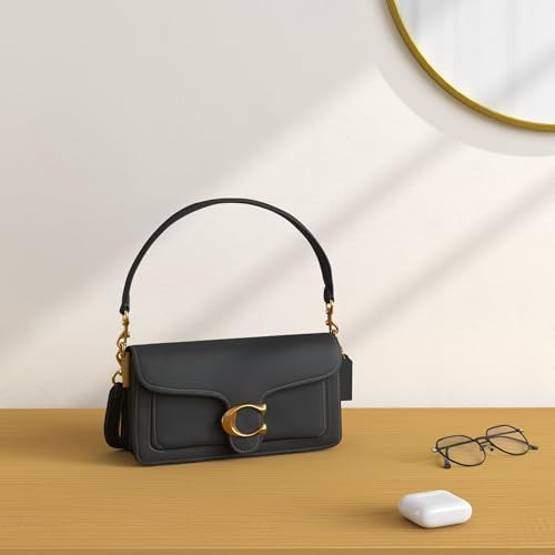 Coach Tabby 26 Shoulder Bag 2Way Crossbody Black Leather Outlet