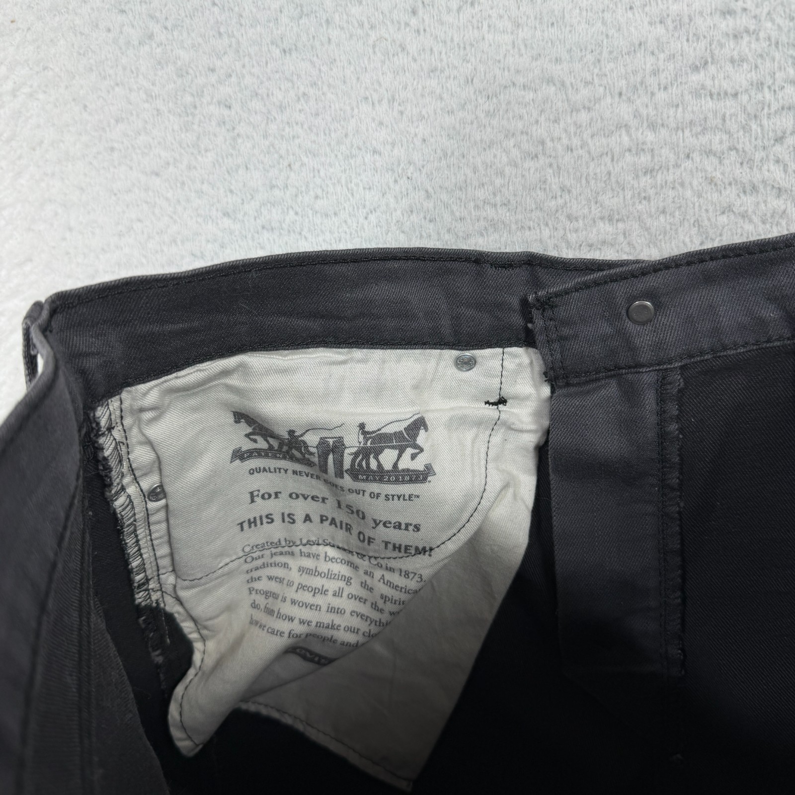 Levi’s 511 Slim Fit Jeans Mens 34×32 (34×31) Gray Denim Pants Super Stretch
