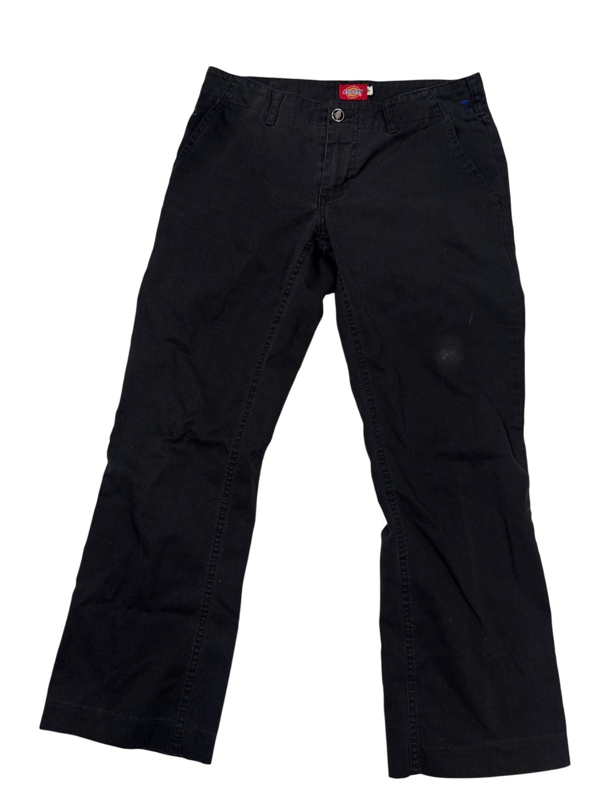 Dickies Girl Black Wide Leg Pants Size 7 Slacks Streetwear Work Career