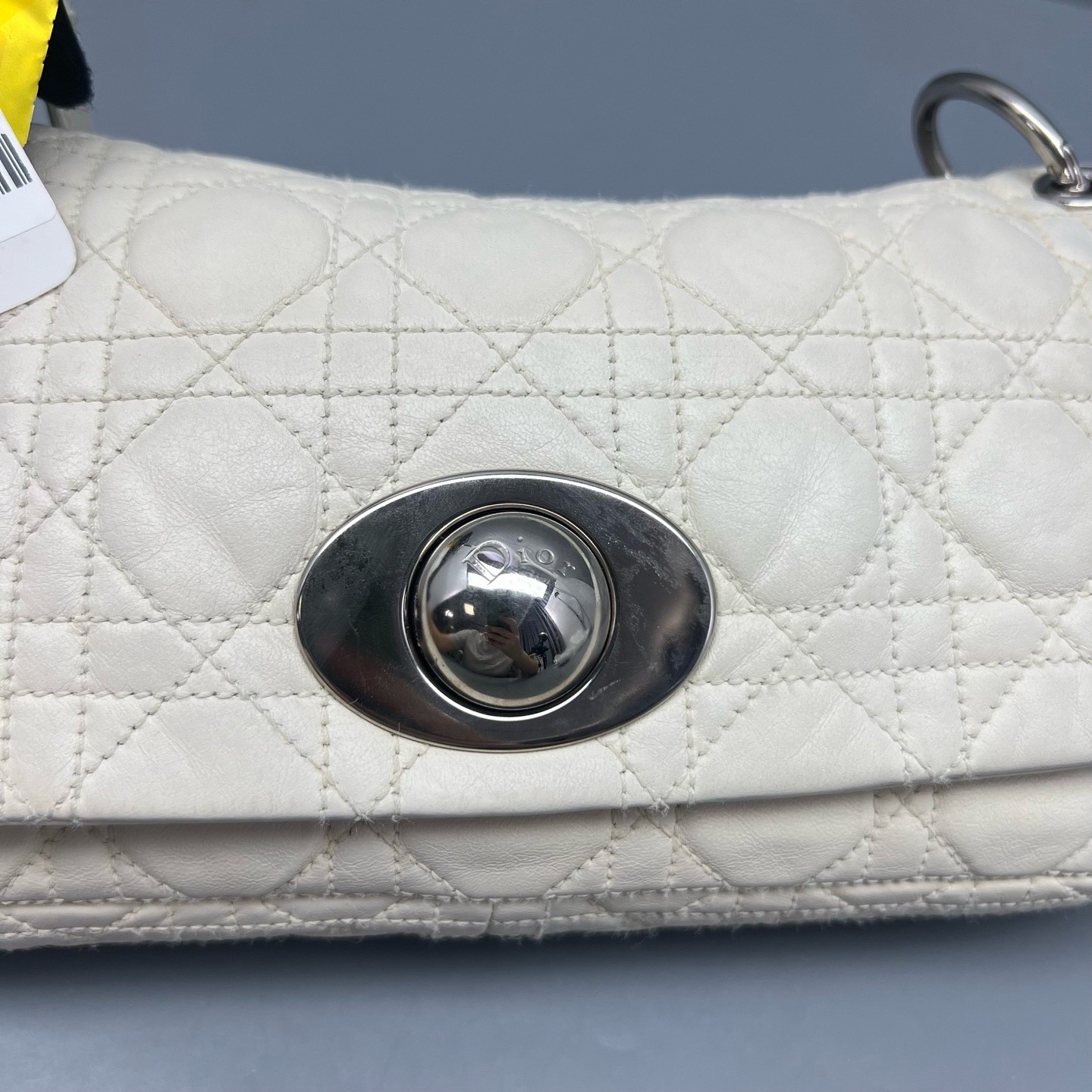 Dior Pre-Owned Authentic Underarm Bag White 27*13*6cm Free Tracked Shipping