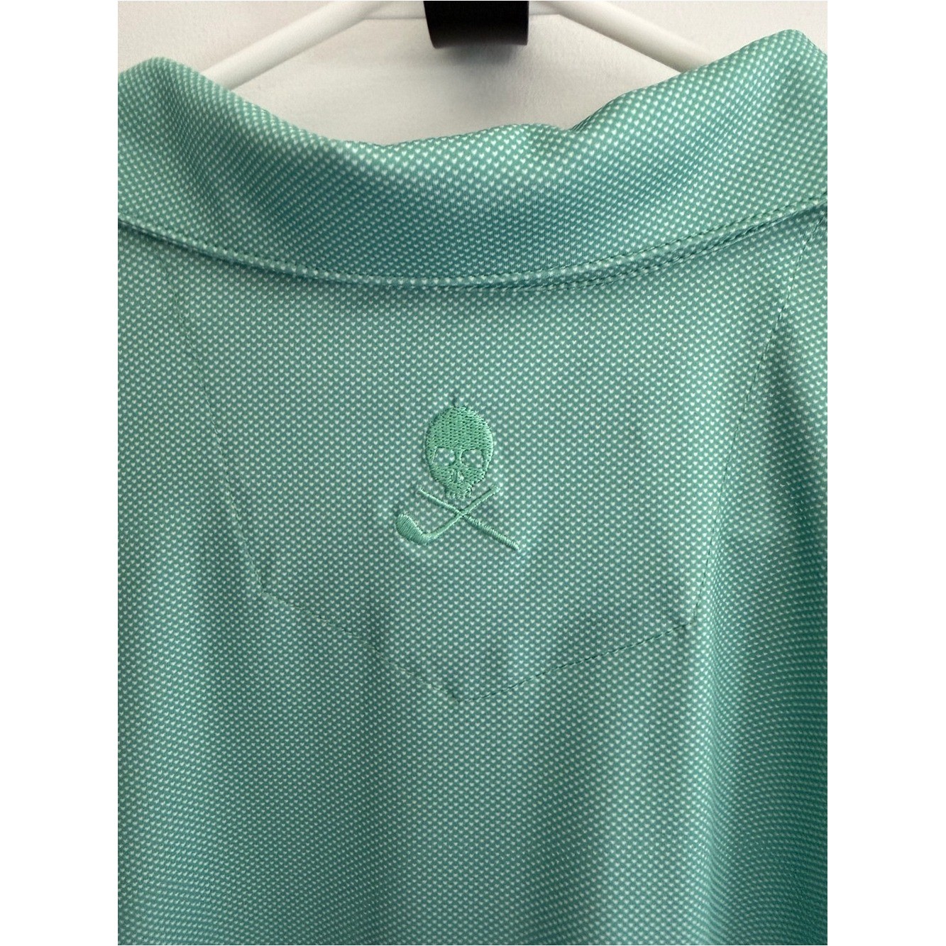 NWT Robert Graham Hyde 3 Clubhouse Performance Golf Polo Sage M